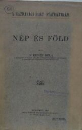 A gazdasági élet statisztikája: Nép és Föld