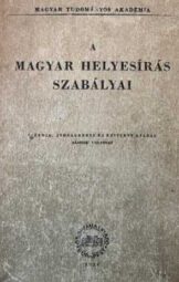 A magyar helyesírás szabályai