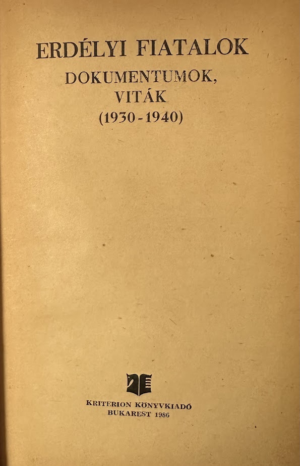 Erdélyi fiatalok