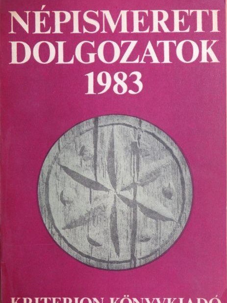 Népismereti Dolgozatok 1983