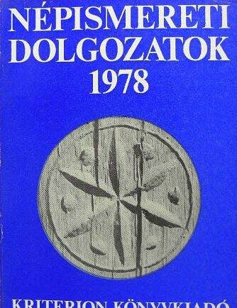 Népismereti dolgozatok 1978