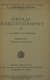 Iskolai énekgyűjtemény