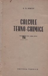 S D Bescov - Calcule Tehcno-Chimice