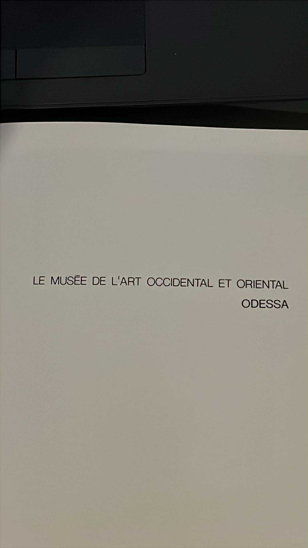 Odessa - Le Musee De L'art Occidental Et Oriental