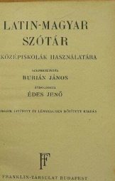 Burián János - Latin-Magyar Szótár