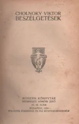 Cholnoky Viktor - Beszélgetések