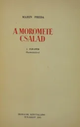 Marin Preda - Moromete Család
