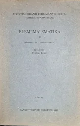 Molnár Emil - Elemi matematika II