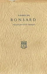 Pierre De Ronsard - Válogatott versei