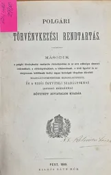 Polgári Törvénykezési Rendtartás - második